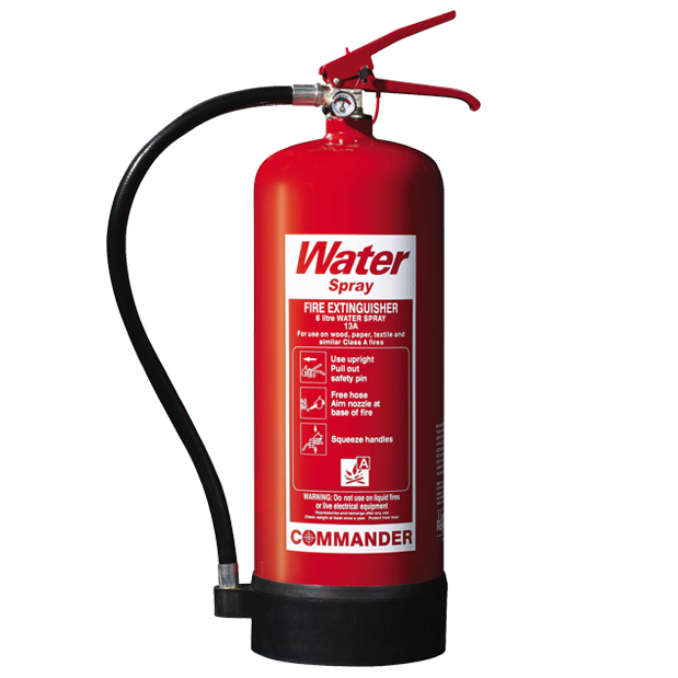 Buy 1 X 6 Litre (6l) Water Fire Extinguisher With Bracket - Commander